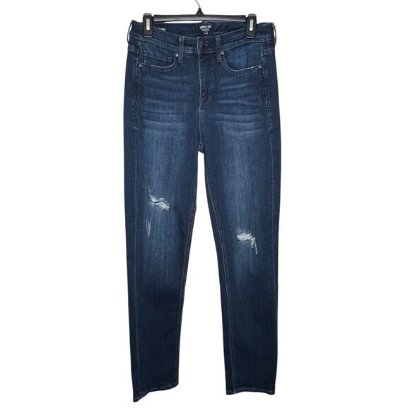 NYDJ Curves 360 Shape Distressed Shaping Jeans size 6 Medium Wash - Picture 1 of 7